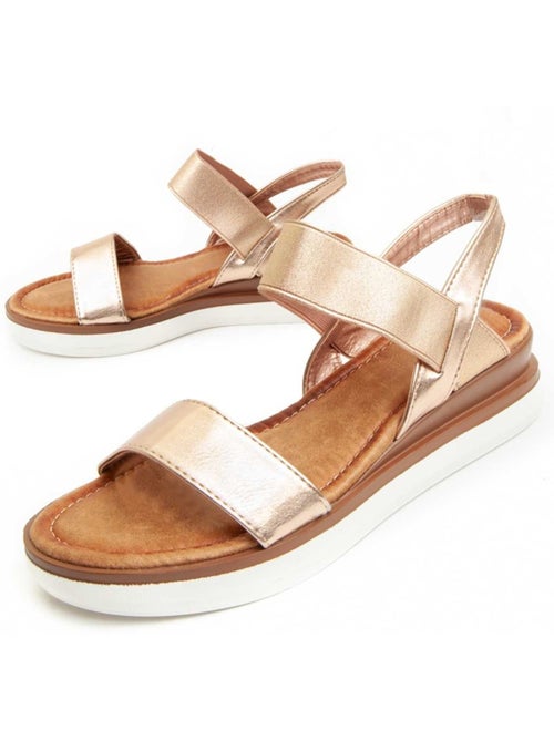 Sandali Con Zeppa Materiale Sintetico Montevita - Kiabi