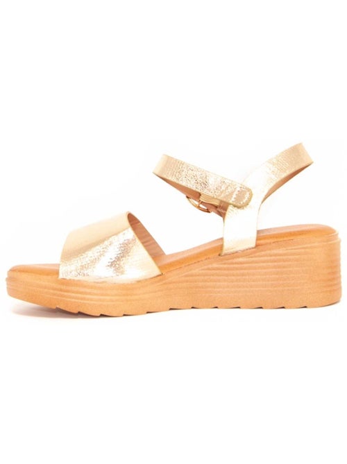 Sandali Con Zeppa Materiale Sintetico Montevita - Kiabi