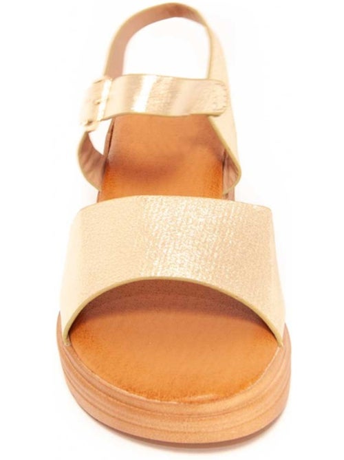 Sandali Con Zeppa Materiale Sintetico Montevita - Kiabi Sandali Con Zeppa Materiale Sintetico Montevita - Kiabi