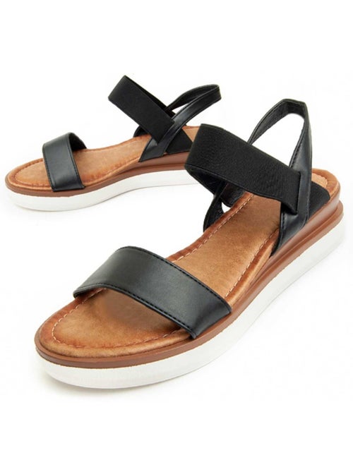 Sandali Con Zeppa Materiale Sintetico Montevita - Kiabi