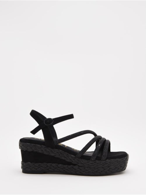 Sandali Con Zeppa Materiale Sintetico Montevita - Kiabi Sandali Con Zeppa Materiale Sintetico Montevita - Kiabi