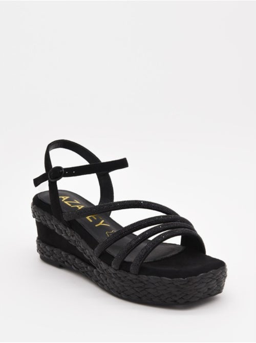Sandali Con Zeppa Materiale Sintetico Montevita - Kiabi Sandali Con Zeppa Materiale Sintetico Montevita - Kiabi