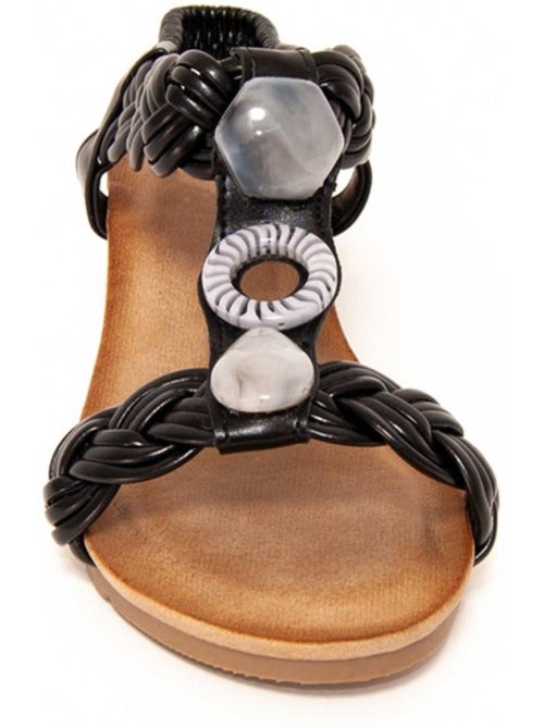 Sandali con zeppa materiale sintetico montevita - Kiabi Sandali con zeppa materiale sintetico montevita - Kiabi