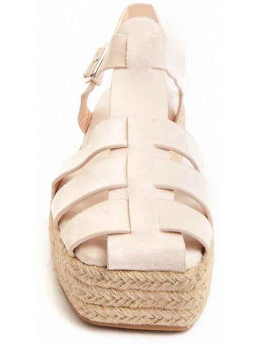 Sandali Con Zeppa Tessile Montevita - Kiabi