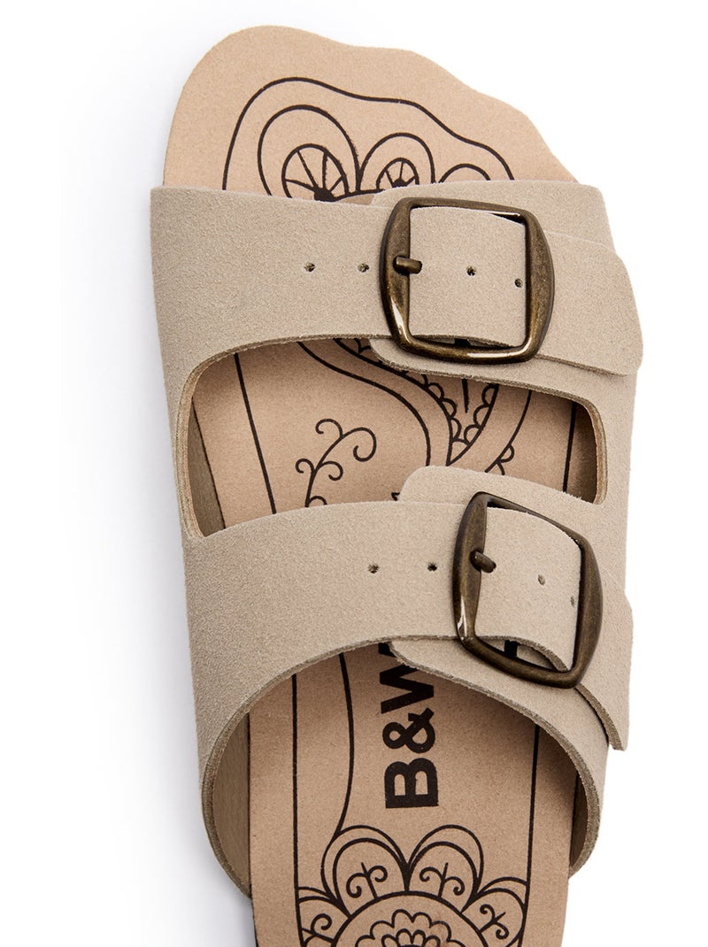 Sandali conguitos barefoot goflex abiertas Beige - Kiabi