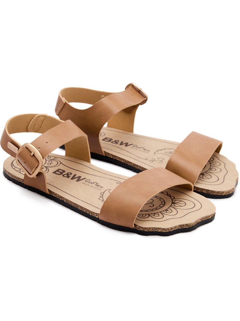 Sandali conguitos barefoot goflex abiertas Marrone chiaro - Kiabi
