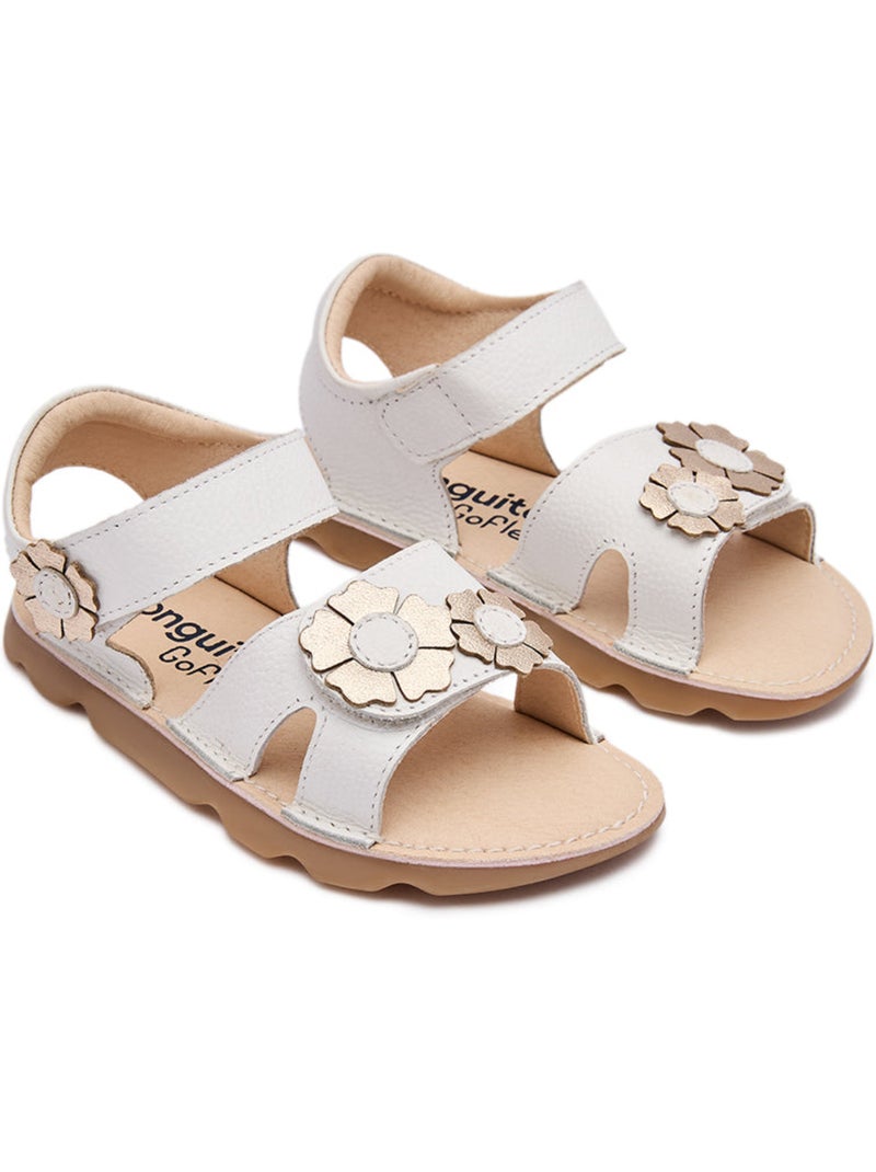 Sandali conguitos barefoot goflex napa Bianco - Kiabi
