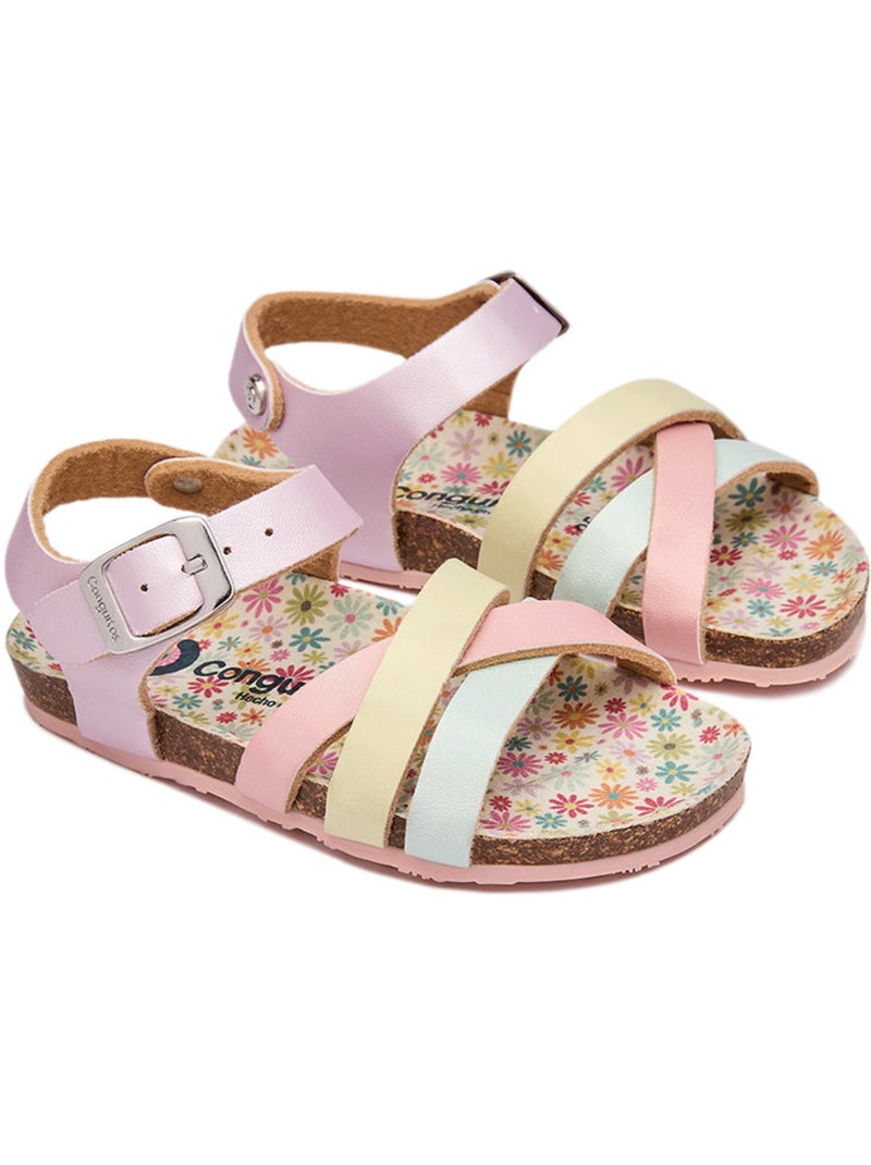 Sandali conguitos bio abiertas Multicolore - Kiabi