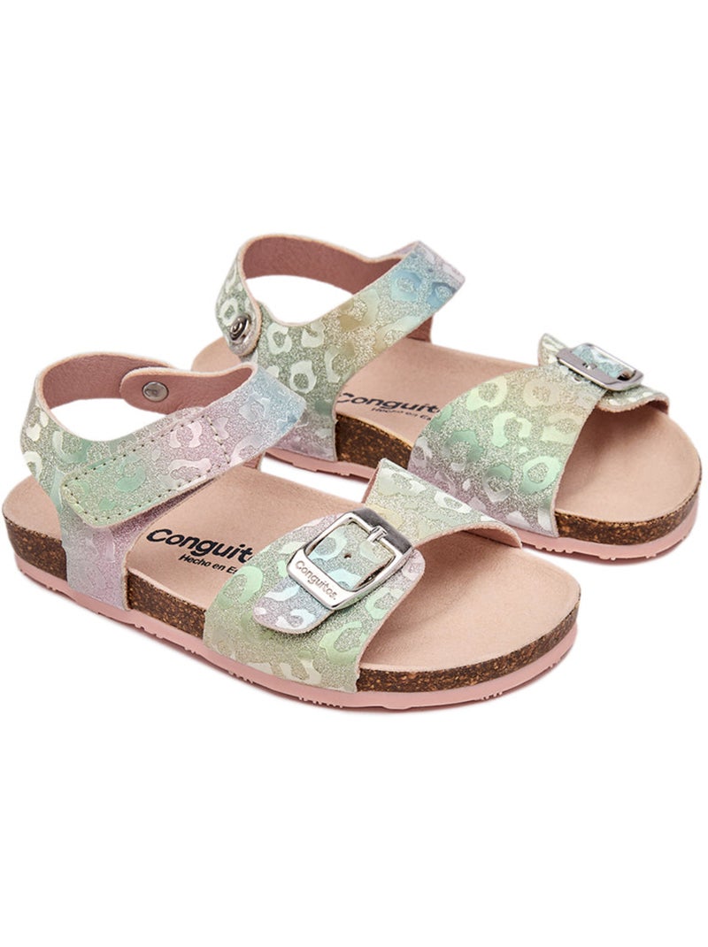 Sandali conguitos bio buckle Multicolore - Kiabi