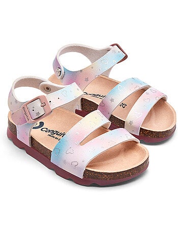 Sandali conguitos bio corazones glitter