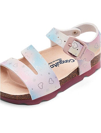 Sandali conguitos bio corazones glitter
