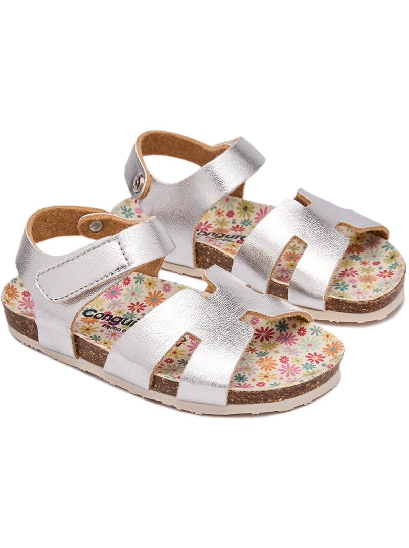Sandali conguitos bio detalles Argento - Kiabi