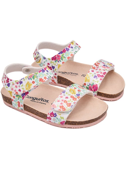 Sandali conguitos bio flores - Kiabi