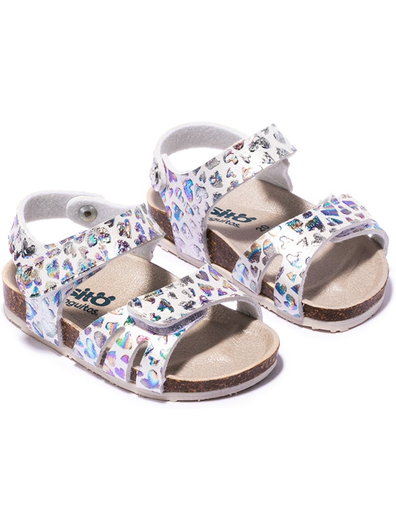 Sandali conguitos bio hearts Multicolore - Kiabi