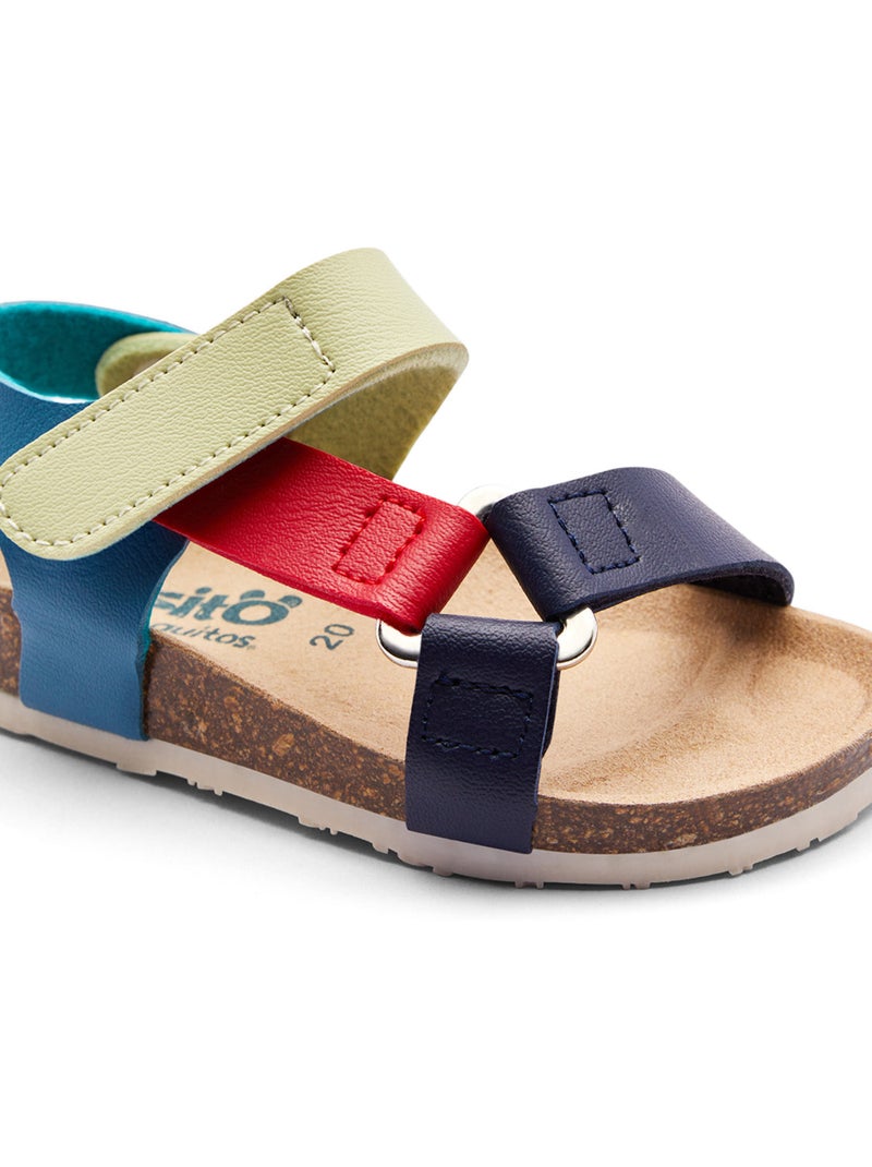 Sandali conguitos bio Multicolore - Kiabi