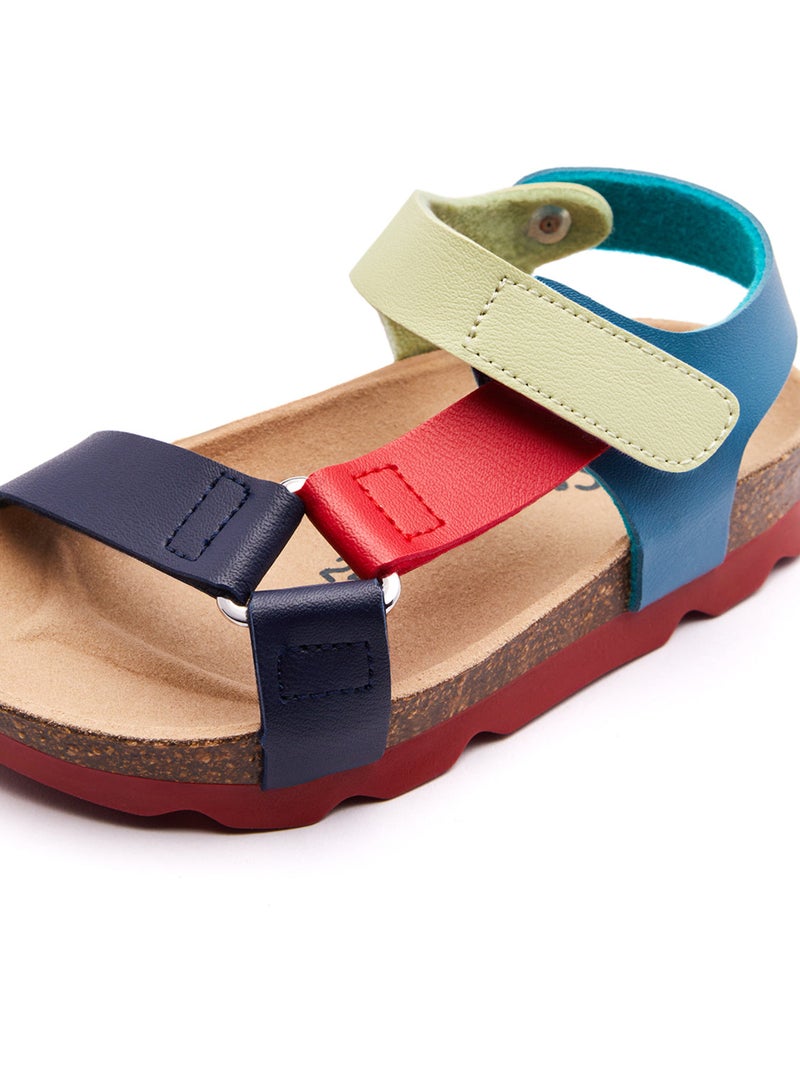 Sandali conguitos bio tiras Multicolore - Kiabi