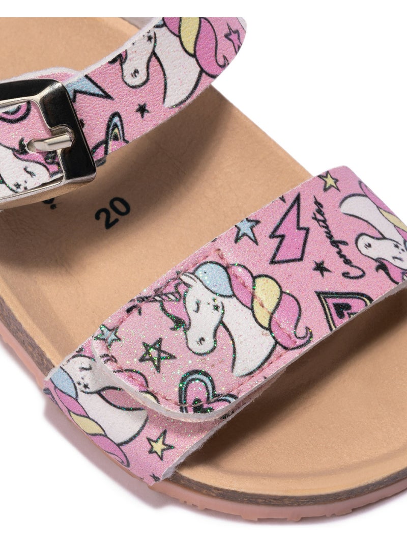 Sandali conguitos bio unicornio Rosa - Kiabi