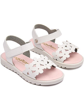 Sandali conguitos diseño floral flor
