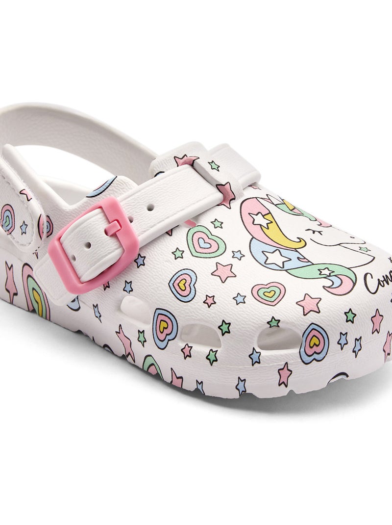 Sandali conguitos fantasía unicornio Bianco - Kiabi