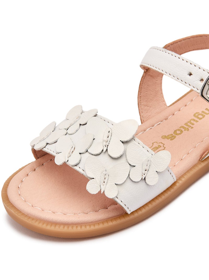 Sandali conguitos floral Bianco - Kiabi