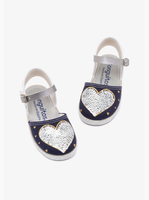 Sandali conguitos heart reversible sequins - Kiabi
