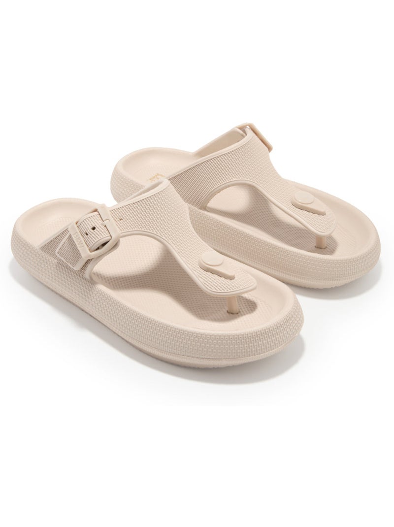 Sandali conguitos hebilla slides Beige - Kiabi