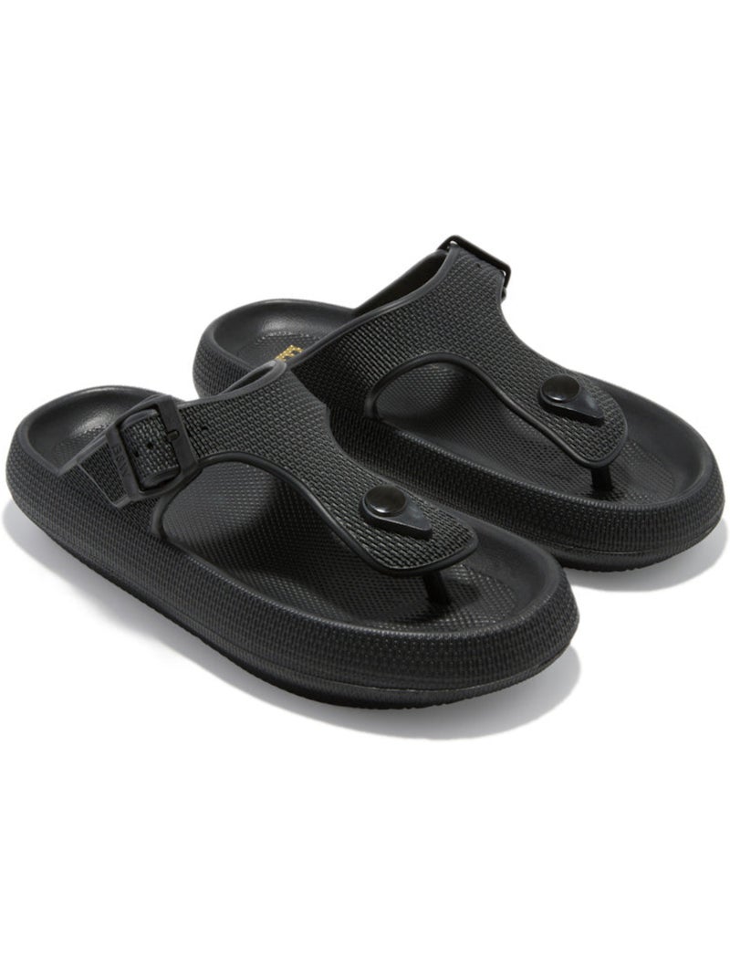 Sandali conguitos hebilla slides Nero Nero - Kiabi
