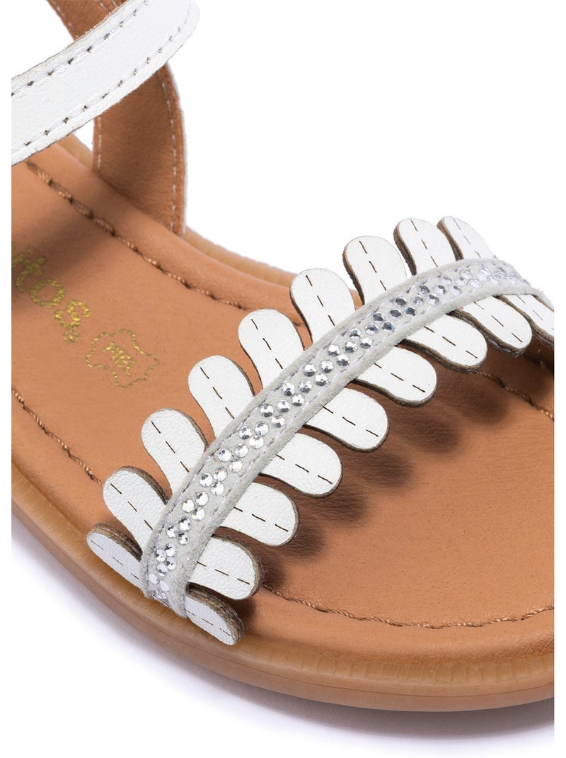 Sandali conguitos hebilla strass Bianco - Kiabi