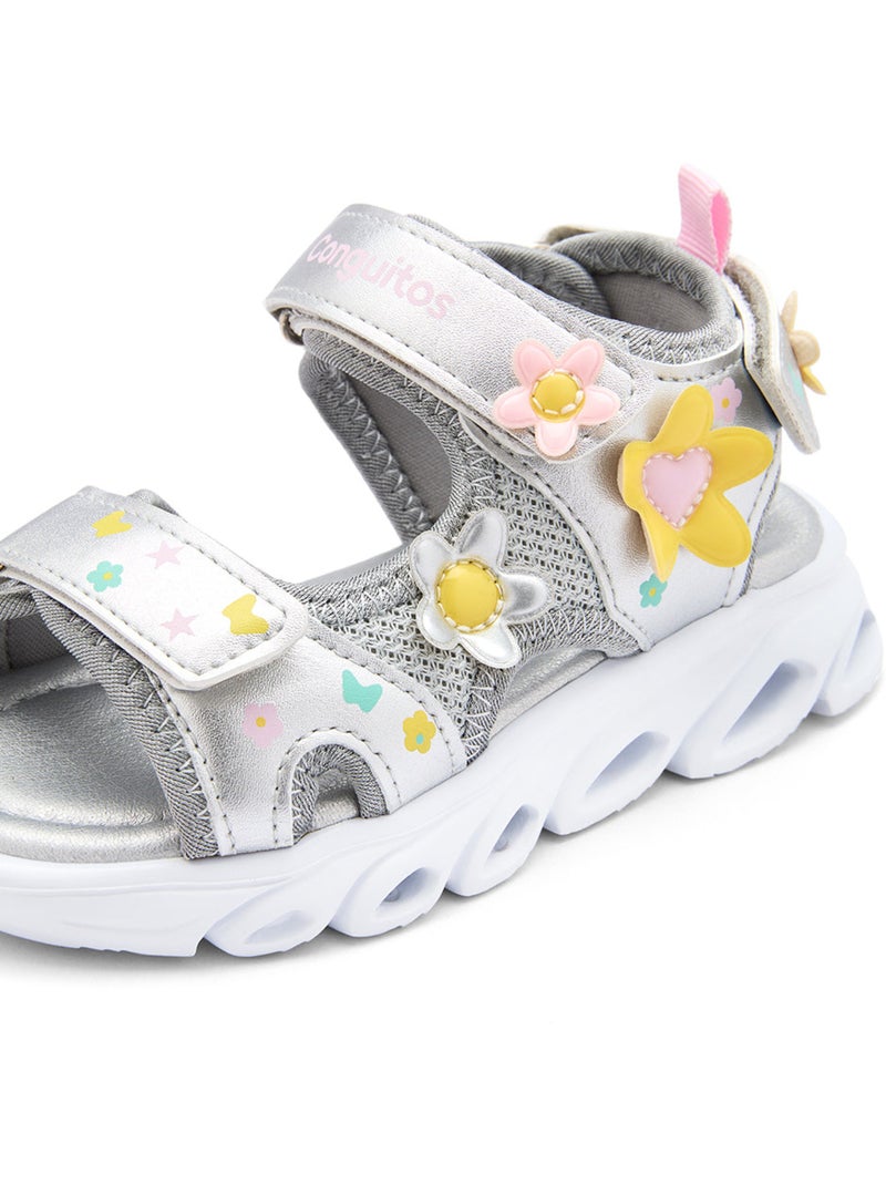 Sandali conguitos light Argento - Kiabi