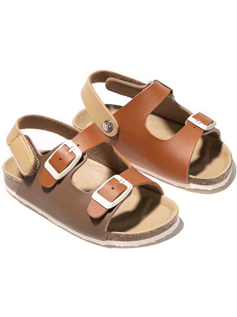 Sandali conguitos multi  bio Marrone - Kiabi