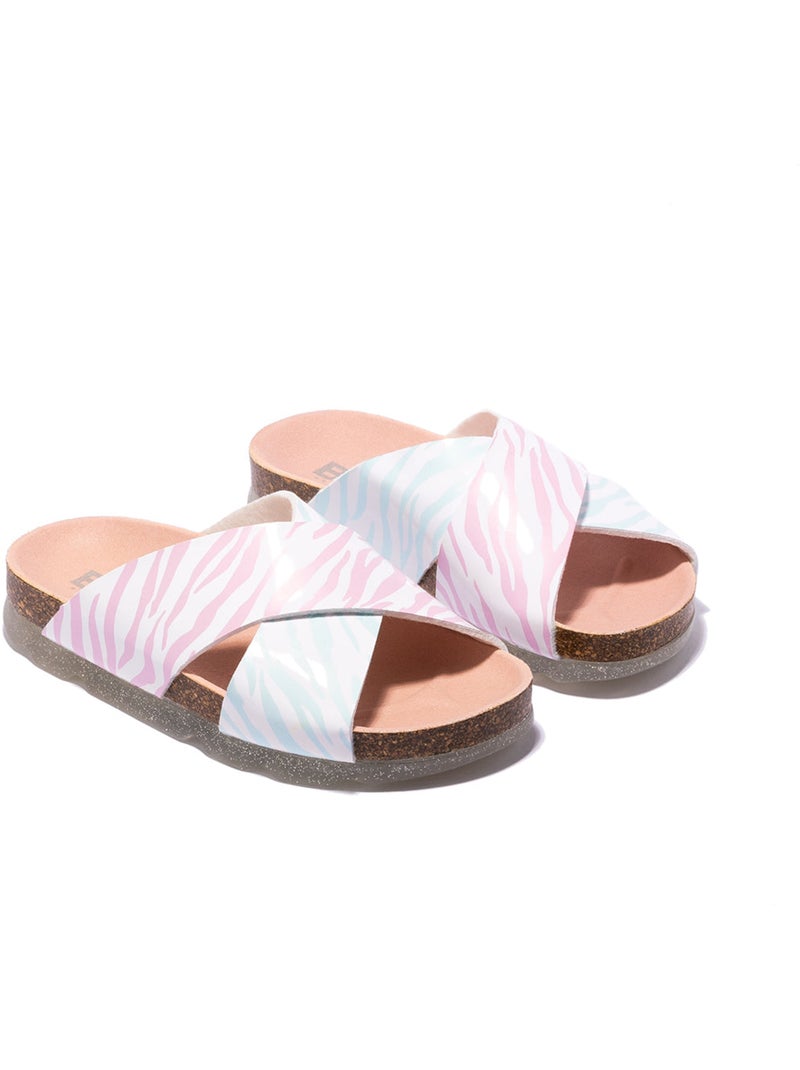 Sandali conguitos multi zebra bio  b&w Multicolore - Kiabi