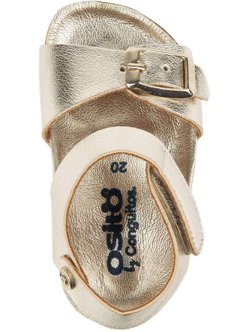 Sandali conguitos plata Oro - Kiabi