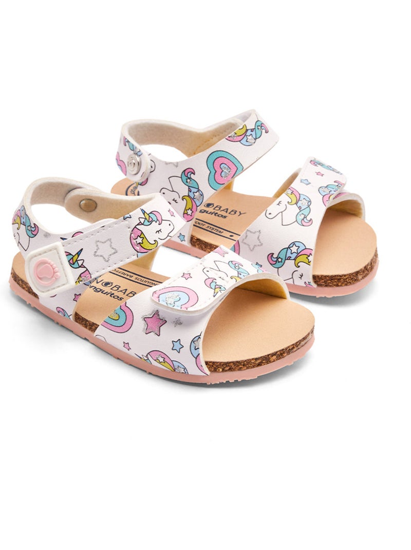 Sandali conguitos respetuosas unicornio Multicolore - Kiabi