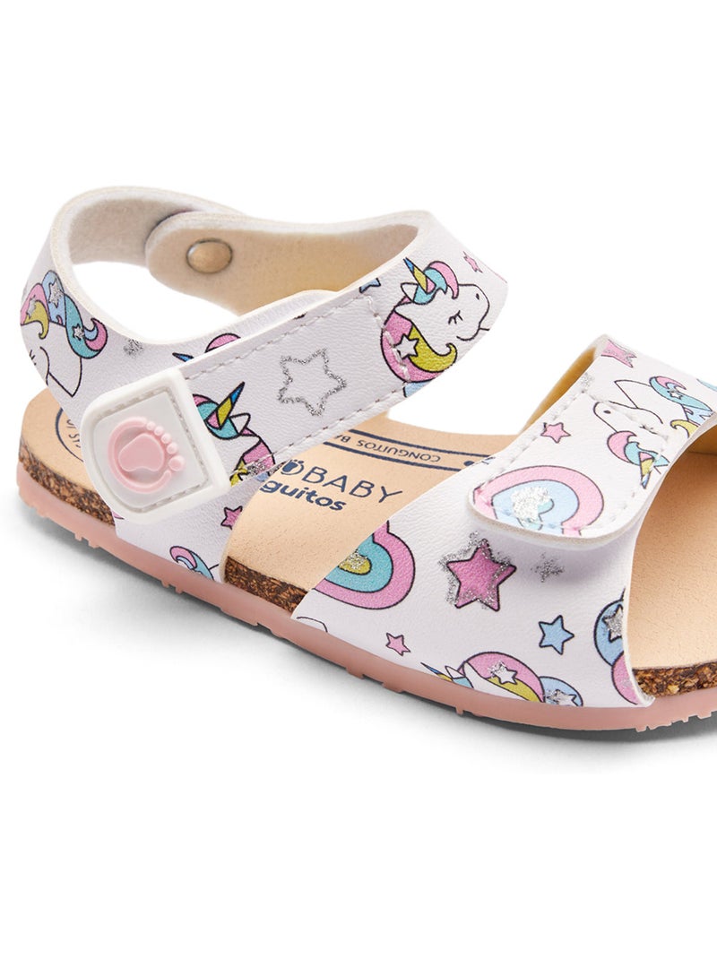 Sandali conguitos respetuosas unicornio Multicolore - Kiabi