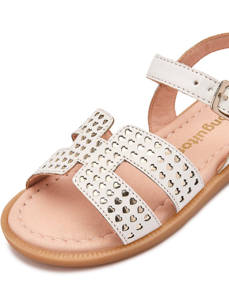 Sandali conguitos shine hearts Oro - Kiabi
