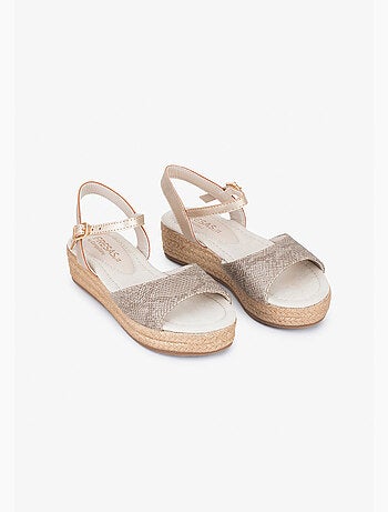 Sandali conguitos snake wedge