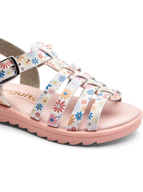 Sandali conguitos tiras florales - Kiabi
