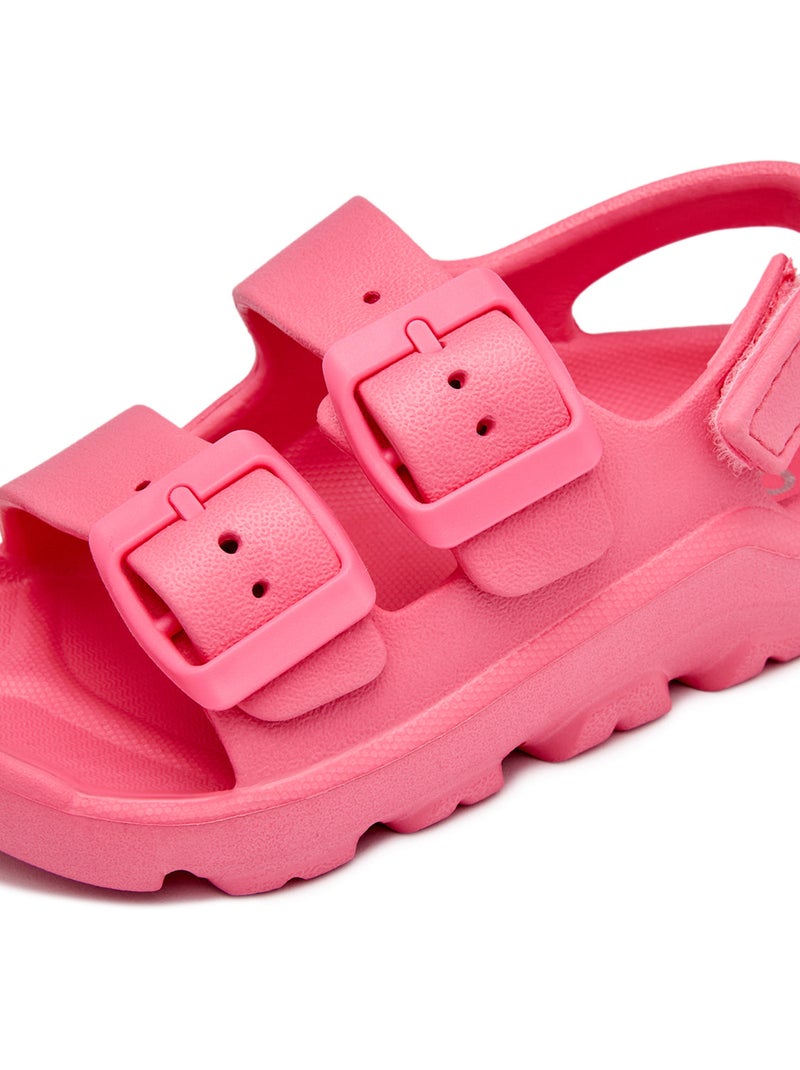 Sandali conguitos transpirable cordones Rosa fucsia - Kiabi
