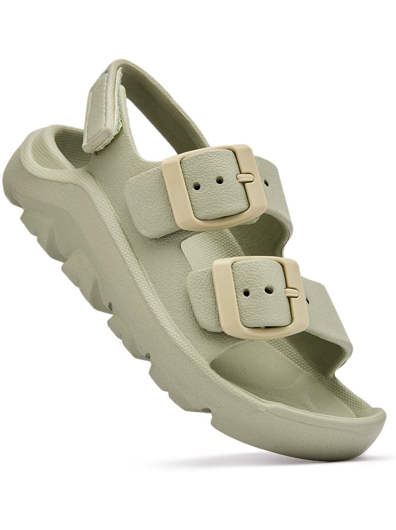 Sandali conguitos transpirable cordones Verde chiaro - Kiabi