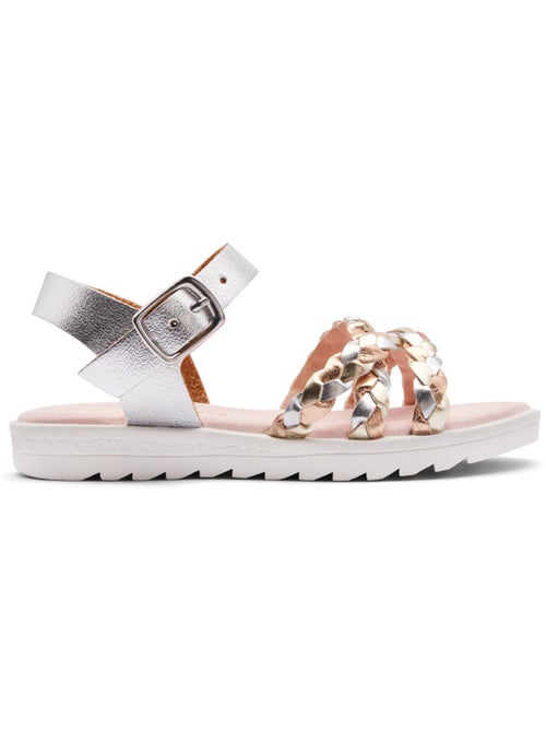 Sandali conguitos trenzado rayas - Kiabi Sandali conguitos trenzado rayas - Kiabi