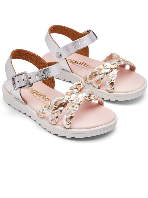 Sandali conguitos trenzado rayas - Kiabi Sandali conguitos trenzado rayas - Kiabi
