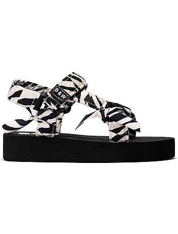Sandali conguitos zebra b&w
