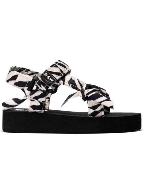 Sandali conguitos zebra b&w - Kiabi Sandali conguitos zebra b&w - Kiabi