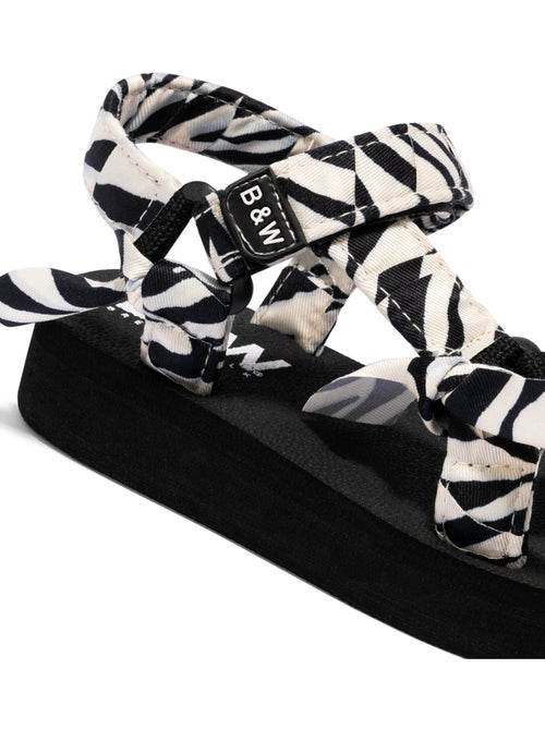 Sandali conguitos zebra b&w - Kiabi Sandali conguitos zebra b&w - Kiabi
