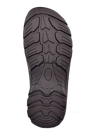 Sandali cuoio con velcro