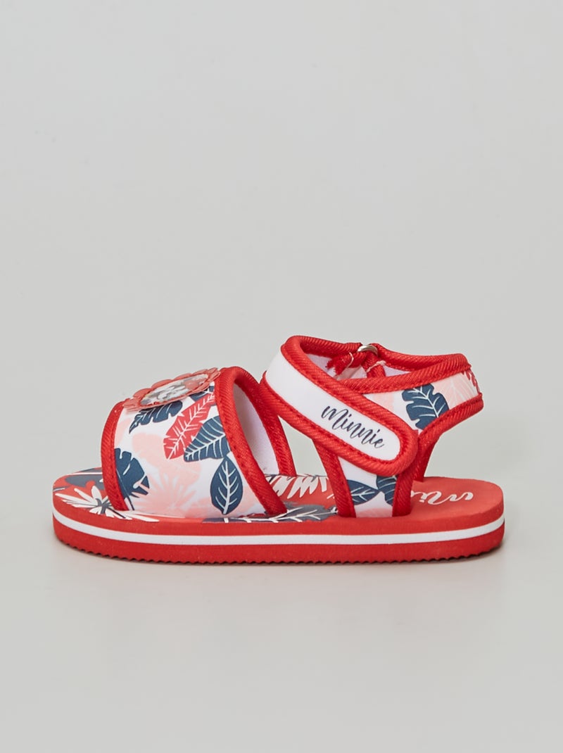 Sandali da bagno 'Minnie' rosso - Kiabi