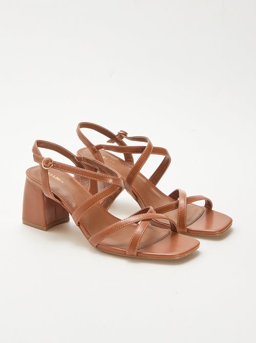 Sandali da cerimonia con tacco - Kiabi