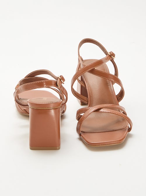 Sandali da cerimonia con tacco - Kiabi