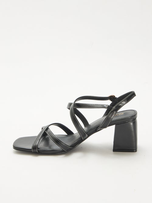 Sandali da cerimonia con tacco - Kiabi