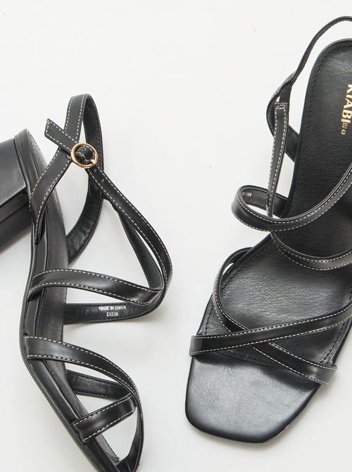 Sandali da cerimonia con tacco - Kiabi